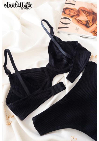 Balenli Fitilli Kaşkorse Sütyen & Külot Takımı indirimleri