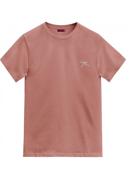 %100 Pamuk T-Shirt Agnıtıo Pudra