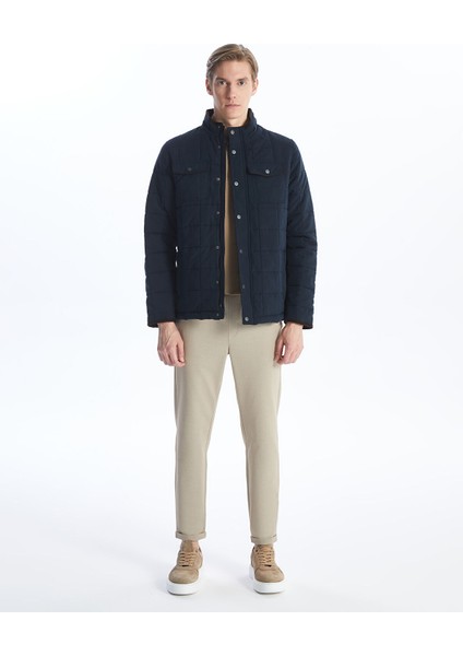 Yeni Sezon Standart Kalıp Dik Yaka Erkek Mont modelleri