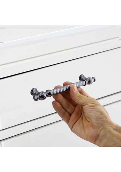 Mobilya Mutfak Dolabı Çekmece Dolap Kapak Kulpu Kulpları Kulbu Füme 160 mm Metal Kulp 16 cm fiyatları