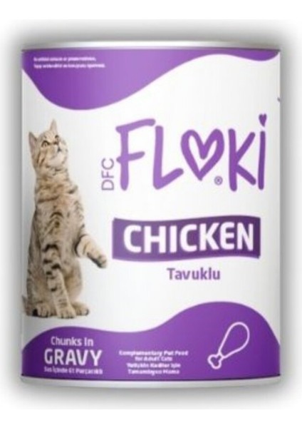 Tavuklu Kedi Konserve Maması 400GR.