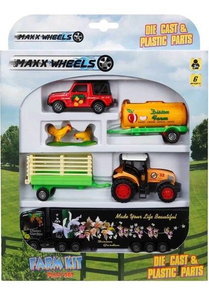 Maxx Wheels Araçlı Çiftlik Seti modelleri