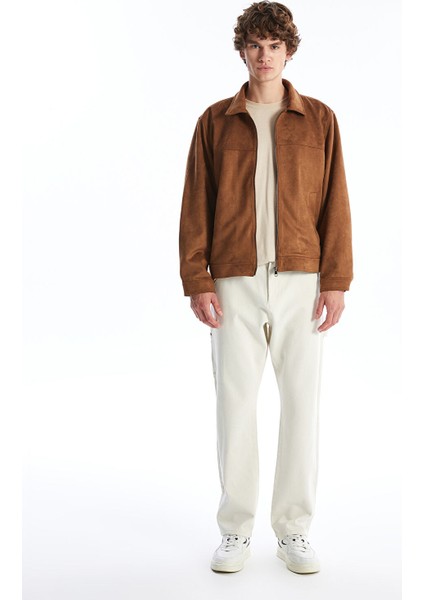 Yeni Sezon Standart Kalıp Gömlek Yaka Süet Erkek Ceket fiyatları