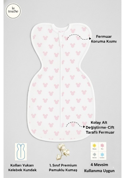 Bebek Kundak– Yenidoğan Kendi Kendini Yatıştıran Kundak – Erkek Kız Bebek Uyku Tulumu