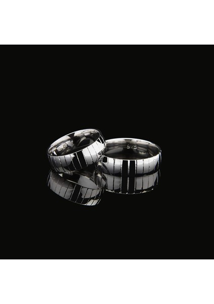 258 - 5 mm Bombe Model Kesme Gümüş Alyans