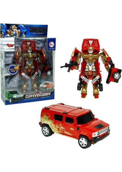 HW-899-1-2-5 Kut. Dönüşebilen Robot Jeep 1:24 -Vrd modelleri