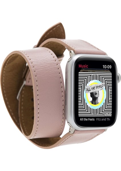 Apple Watch Uyumlu Deri Kordon 42-44-45MM Dt Nu2