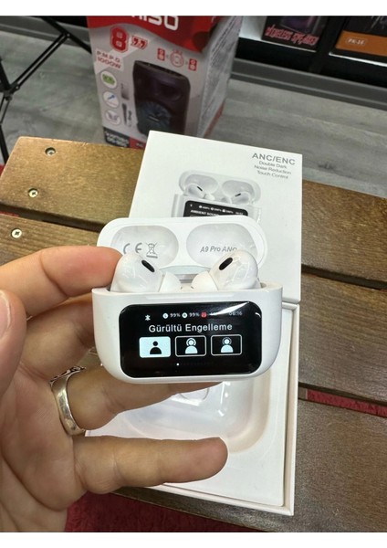 Airpods Pro2 Anc Dokunmatik Ekranlı Bluetooth Kulaklık Askı Asma