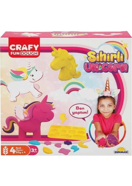 Hamur Set Küçük Sihirli Unicorn Parmak