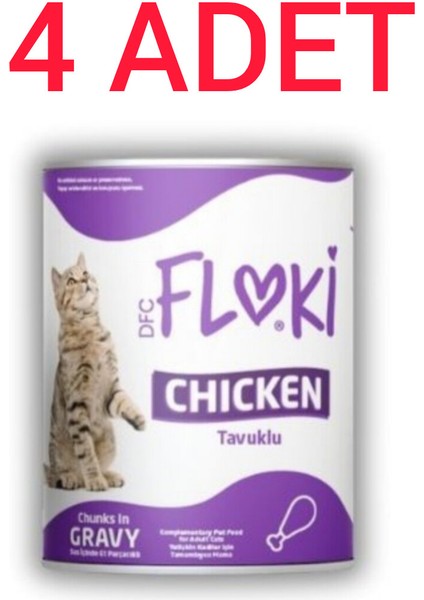 Tavuklu Kedi Maması 400GR. X4ADET