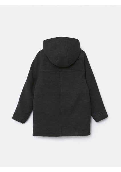 Yeni Sezon Kapüşonlu Erkek Çocuk Kaşe Kaban fiyatları