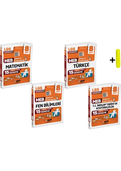 Gizli Lgs Meb Çıkmış ve Örnek Sorular Matematik Fen Türkçe Inkılap 15'li Deneme