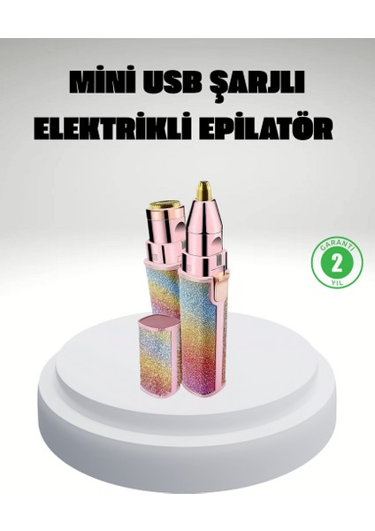 Mtxdpn Şarjlı Mini Yüz ve Kaş Epilatörü – Ağrısız ve Hassas Temizlik
