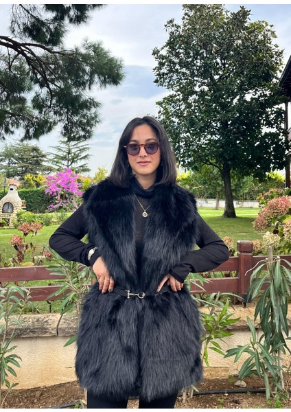 Kemerli Kürk Yelek fiyatları