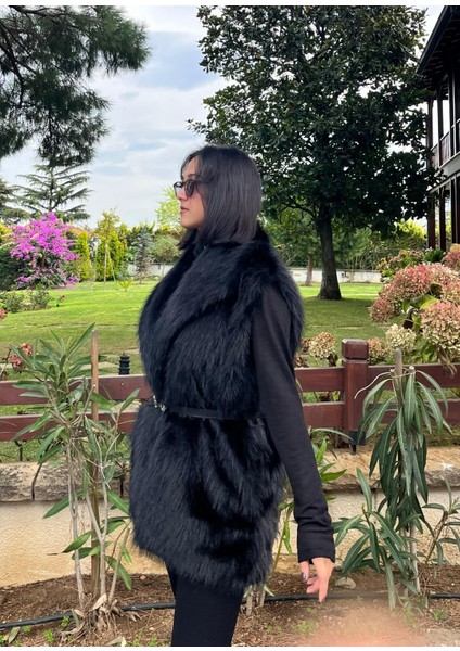 Kemerli Kürk Yelek indirimleri