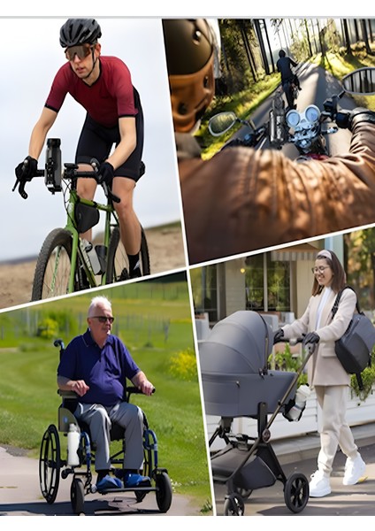 Reflektörlü Sarsıntı & Titreşim Engelli LED Işıklı Gidon ve Koruma Demiri Bağlantılı Matara Tutucu fiyatları