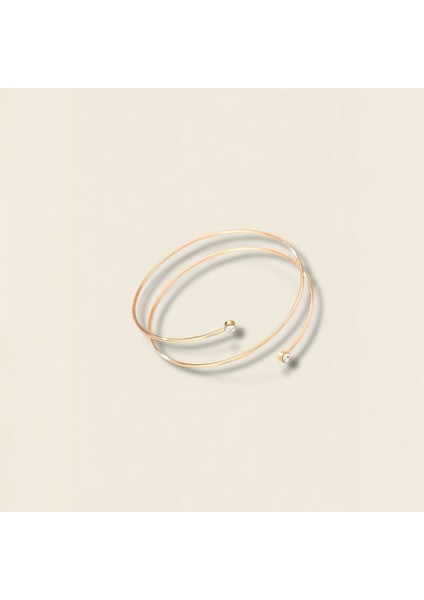 Altın Kaplama Taş Detay Çift Kat Pazu Kelepçe modelleri