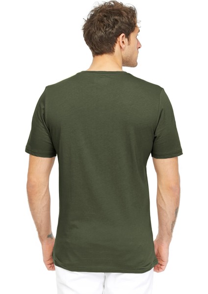 %100 Pamuk T-Shirt Pateo Haki fiyatları