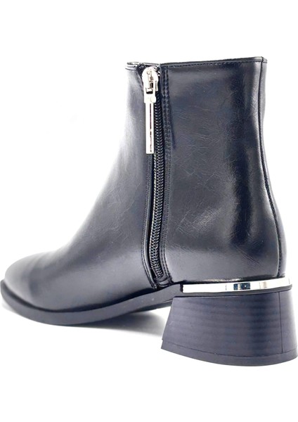 Lae Fermuarlı Günlük Kadın Bot Siyah modelleri