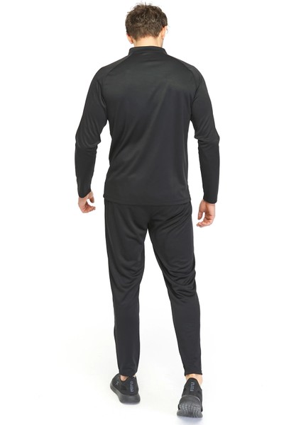 Yarım Fermuarlı Eşofman Takımı Malens Siyah fırsatları