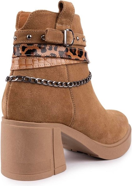 Hakiki Deri Modern Rahat Termo Taban Bot Taba Süet 15290 indirimleri