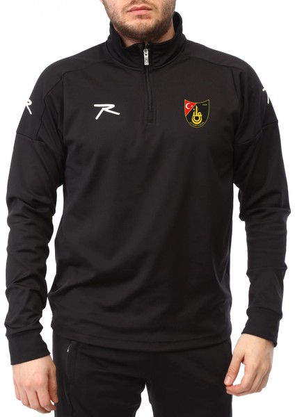 Istanbulspor Yarım Fermuarlı Eşofman Siyah