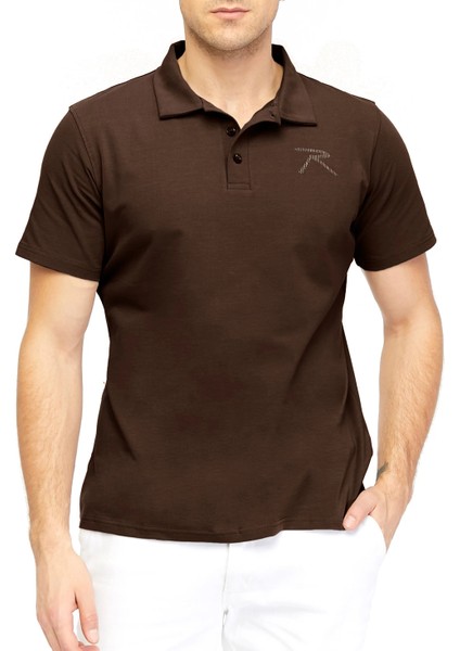 Polo T-Shirt Ostendo Kahve