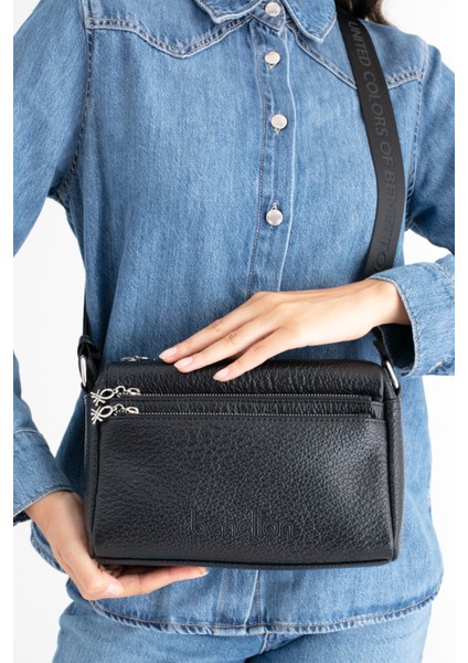 Benetton Kadın Kol Çantası Siyah BNT1692 fiyatları