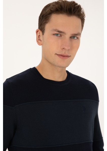 Erkek Lacivert Kazak /triko 50307874-VR033 fiyatları