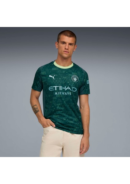 Erkek Yeşil Puma Mcfc 4th Jersey Replica Yeşil Erkek Forma