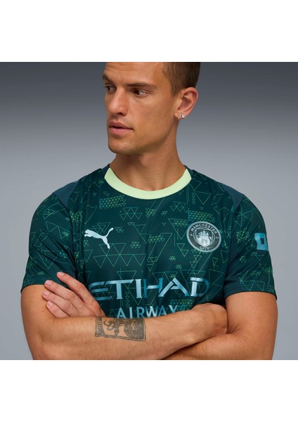 Erkek Yeşil Puma Mcfc 4th Jersey Replica Yeşil Erkek Forma fırsatları
