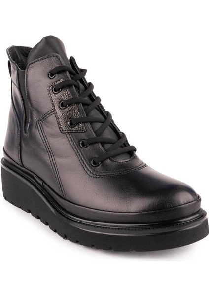 Modern Sade Yumuşak Ortopedik Taban Bot Siyah 3522 modelleri