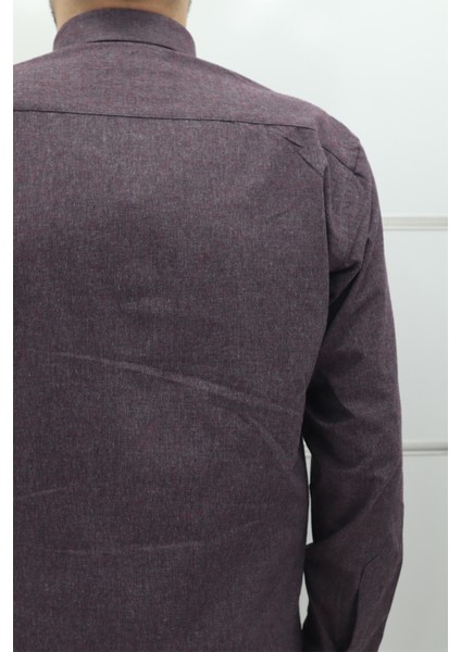 Fistan Store Erkek Düz Klasik Kesim Rahat Kalıp Tek Cepli Kışlık Kaşmir Gömlek fırsatları
