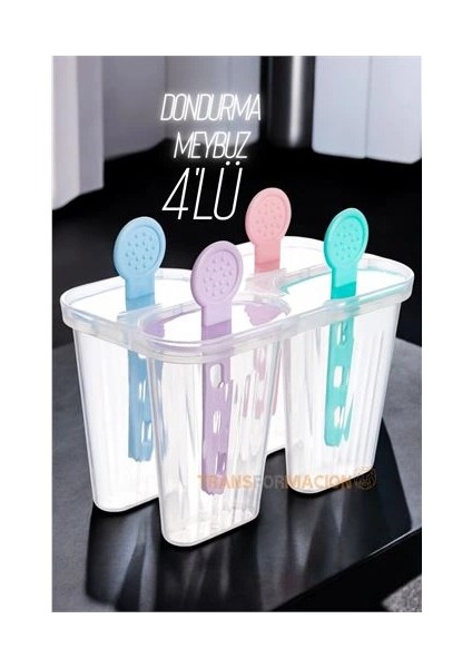 4 Lü Dondurma Kalıbı Meybuz Kalıbı fiyatları