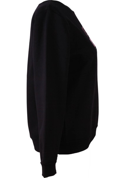 Cheryy Baskılı Siyah Kadın Sweatshirt 26KL71S95004 fiyatları