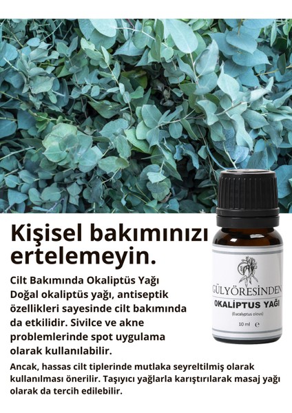 Saf, Katkısız ve Doğal Okaliptus Yağı - 10 ml indirimleri
