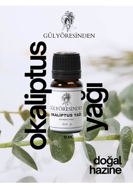 Saf, Katkısız ve Doğal Okaliptus Yağı - 10 ml