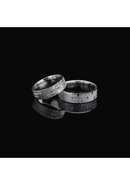 259 - 5 mm Çatı Model Kesme Gümüş Alyans