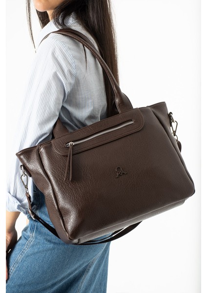 Kadın Omuz Çantası – Suni Deri, Geniş Hacimli, Çok Bölmeli, Şık ve Günlük Kullanıma Uygun Kol Çantası indirimleri