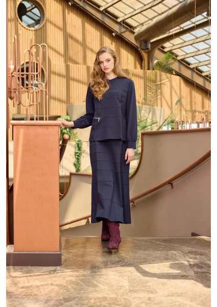 Etekli Takım Lacivert 38006