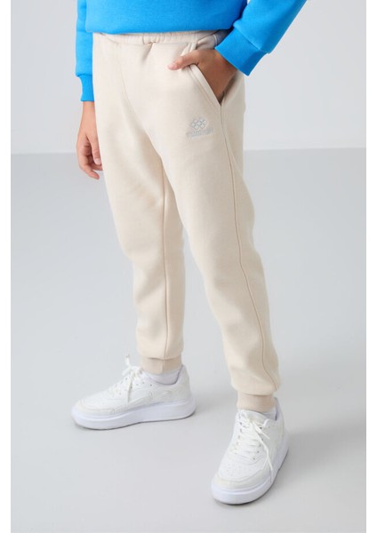 Standart Fit Basic 2li Paket Lacivert-Bej Erkek Çocuk eşofman Alt - 11224 fırsatları