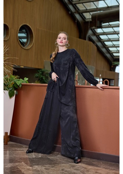 Cupro Jakar Tunik Takım Siyah 38010 fırsatları