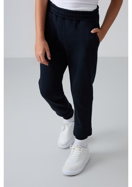 Standart Fit Basic 2li Paket Lacivert-Bej Erkek Çocuk eşofman Alt - 11224 indirimleri