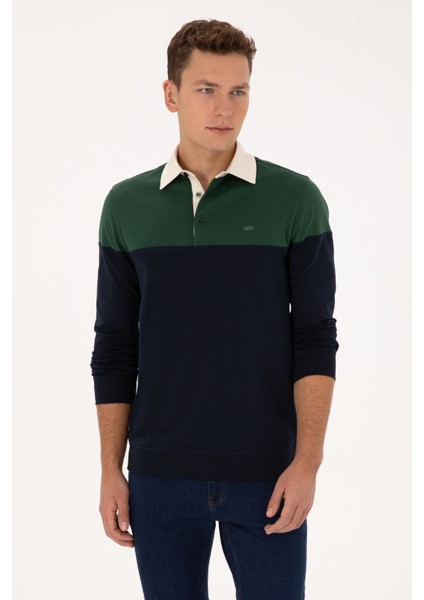 Erkek Koyu Yeşil Sweatshirt 50316428-VR079