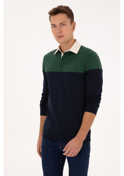 Erkek Koyu Yeşil Sweatshirt 50316428-VR079 modelleri