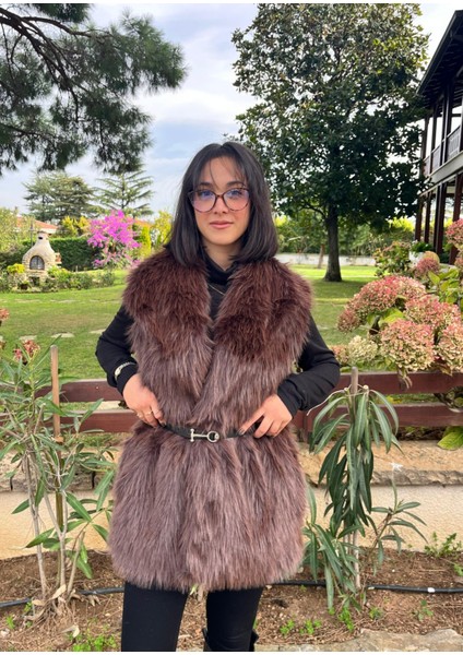 Kemerli Kürk Yelek fırsatları