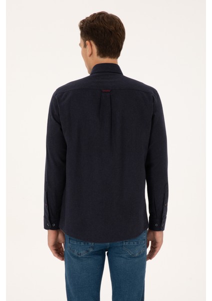 Erkek Lacivert Gömlek Basic 50315710-VR033 indirimleri