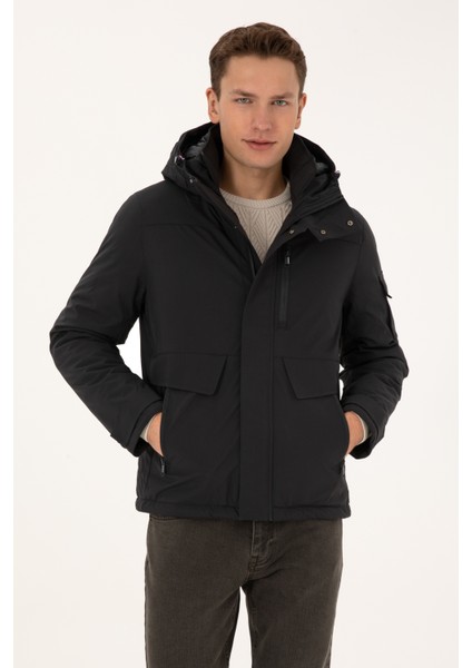 Erkek Siyah Mont 50310262-VR046