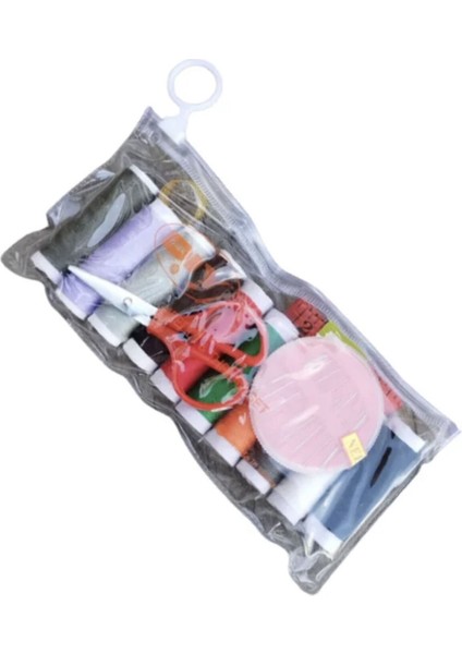 Mini Dikiş Seti – Renkli Ipler, Makas ve Iğne Seti | Taşınabilir Tamir Kiti