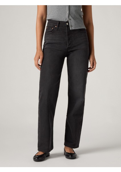 Ribcage Straight Tk Just A Sec Kadın Gri Jean Kot Pantolon A7743-0016 indirimleri